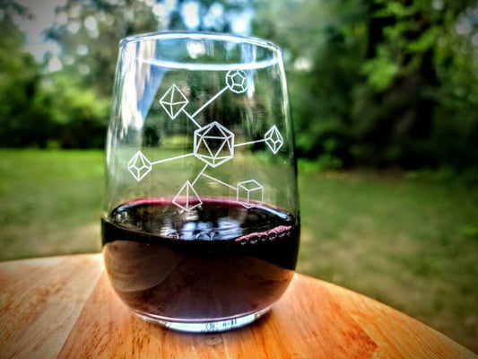 RPG Molecule stemless Wine Glass